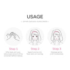 Sakura Sunscreen Cream SPF50 Moisturizing UV Protect Face Body Lotion Oil Control Reduce Melanin