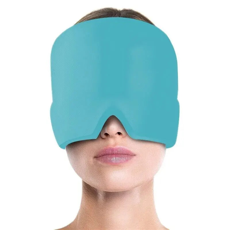 Headgear Migraine Relief Cap Gel Ice Single Layer  Stretchable Compress Hood