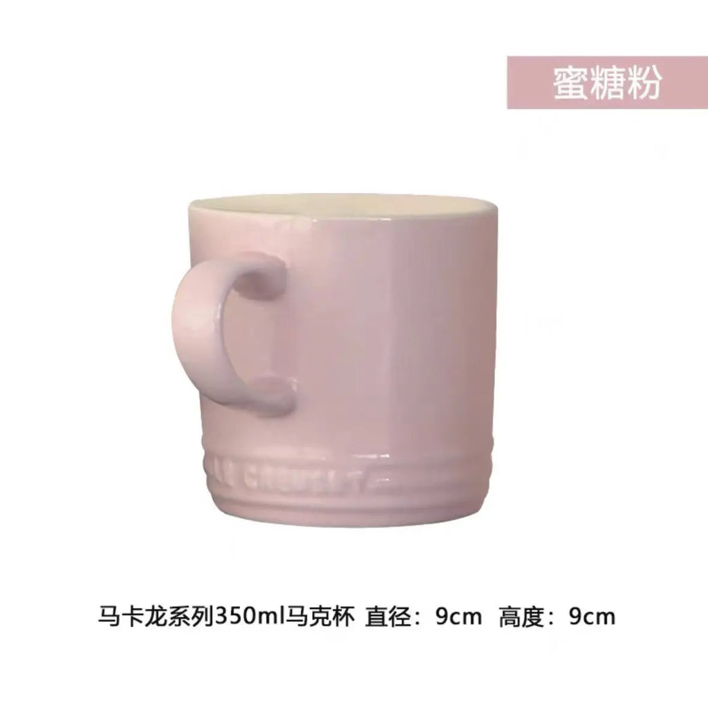 350 Mlnew Creative Macaron Mug Nordic Style Color Gradient Ceramic Cups