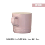 350 Mlnew Creative Macaron Mug Nordic Style Color Gradient Ceramic Cups