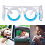 1Pc Anti-Motion Sickness Liquid Glasses Portable Lensless Driving Anti-Sickness For Children Adult