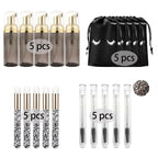 20/40PCS Suit 60ML Empty Pump Bottle Eyelash Shampoo Tool Travel Foam Dispenser Bottle Plastic Cleanser Soap Care