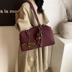 Big Size Women Bags Suede Large Capacity Shoulder Crossbody With Long Strap