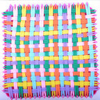 Weaving Loom Kit Arts DIY Rope with 96 Craft Loops for Adults Beginners
